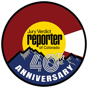 Jury Verdict Reporter 40th Anniversary logo